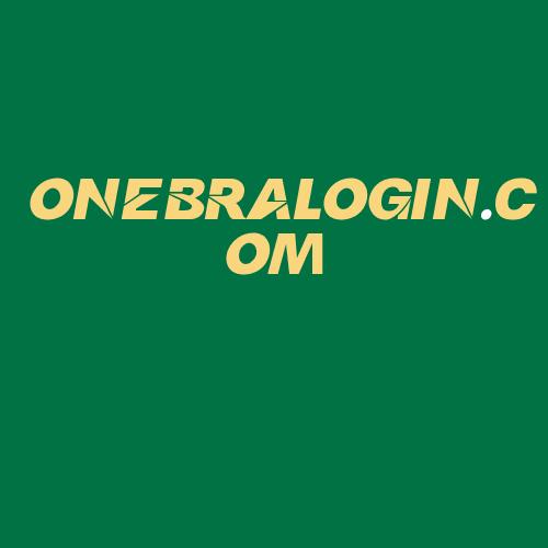 Logo da ONEBRALOGIN